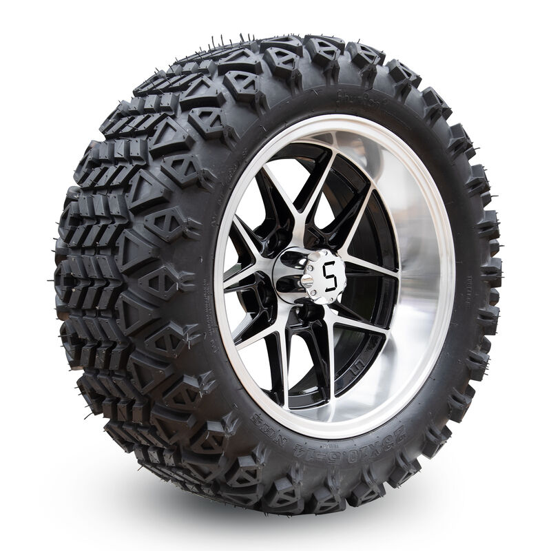 All Weather 14 Inch Golf Cart Tire Designed to Maintain Traction and Performance Across Diverse Environmental Conditions