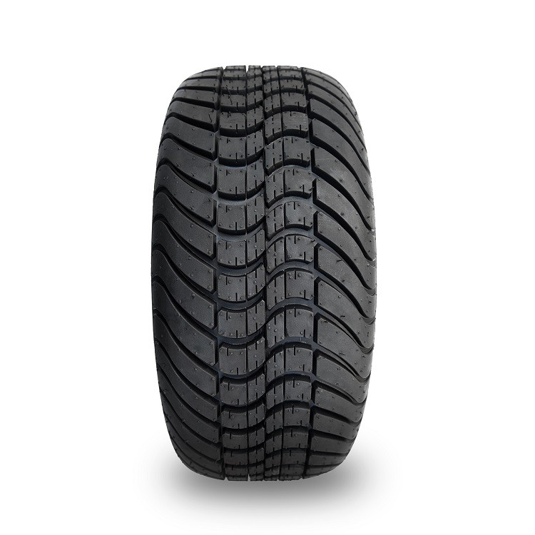مجموعه چرخ آلیاژی آلومینیومی 12 اینچی گلف کارت و لاستیک خیابانی 215/35-12 DOT - ماشین‌کاری شده/متال تفنگی