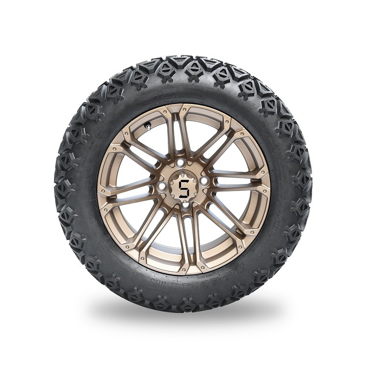 14' برنز و 22x10-14 لاستیک کامبو برای گلف کارت / ATV، 4 لایه لوله