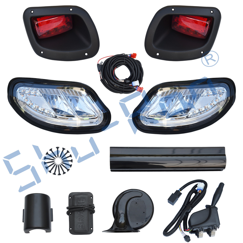 کیت چراغ LED لوکس گلف کارت مناسب برای EZGO Freedom TXT 2014-Up (بنزینی و برقی) با کیت ارتقاء چراغ لوکس جهانی